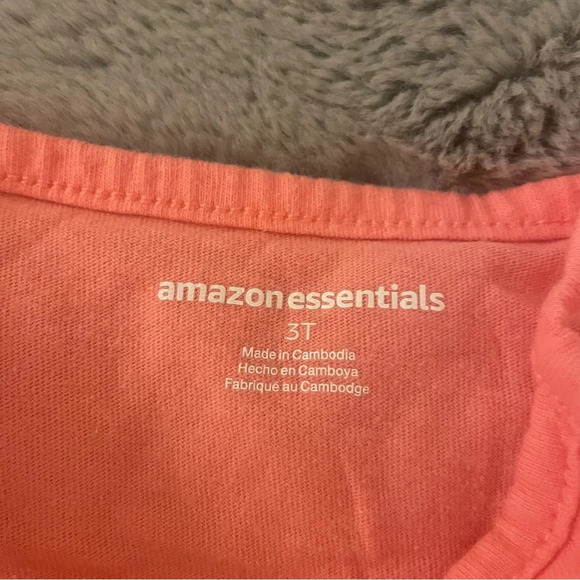 3T Amazon Essentials Pink & Citrus Tank & Shorts Romper Bundle - Picture 3 of 9